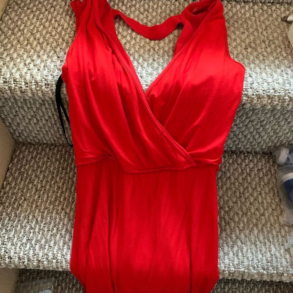 Red Bebe dress